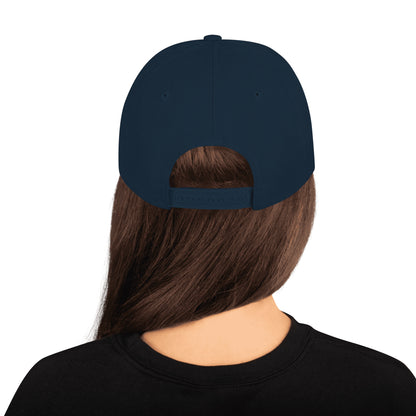 Young Frank Cali Bear Snapback Hat - Blue and Gold